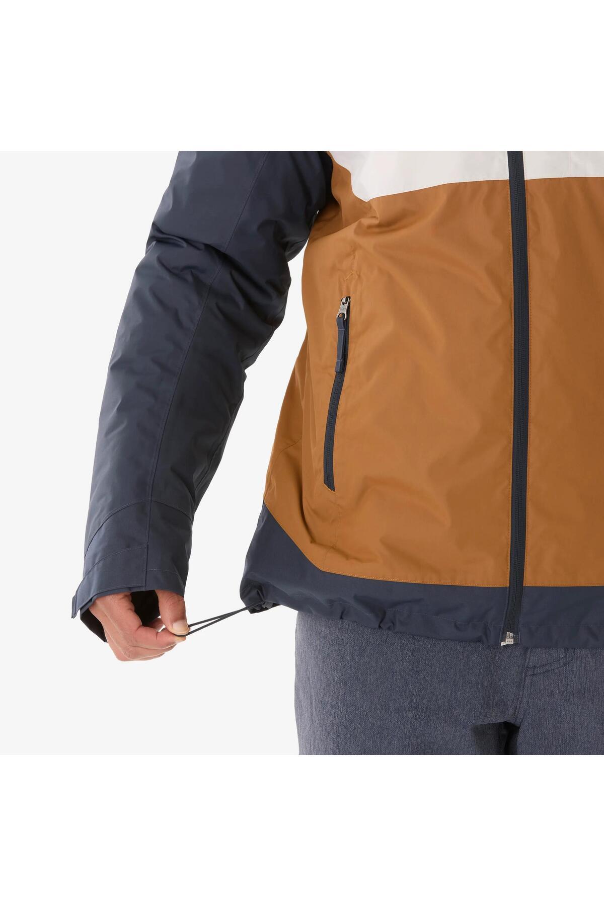 Quechua Erkek Outdoor Su Geçirmez Kar Montu/Kışlık Mont - Bej/Kahverengi - NH500 -10 °C — بژ 331992 — تصویر 8 از 8