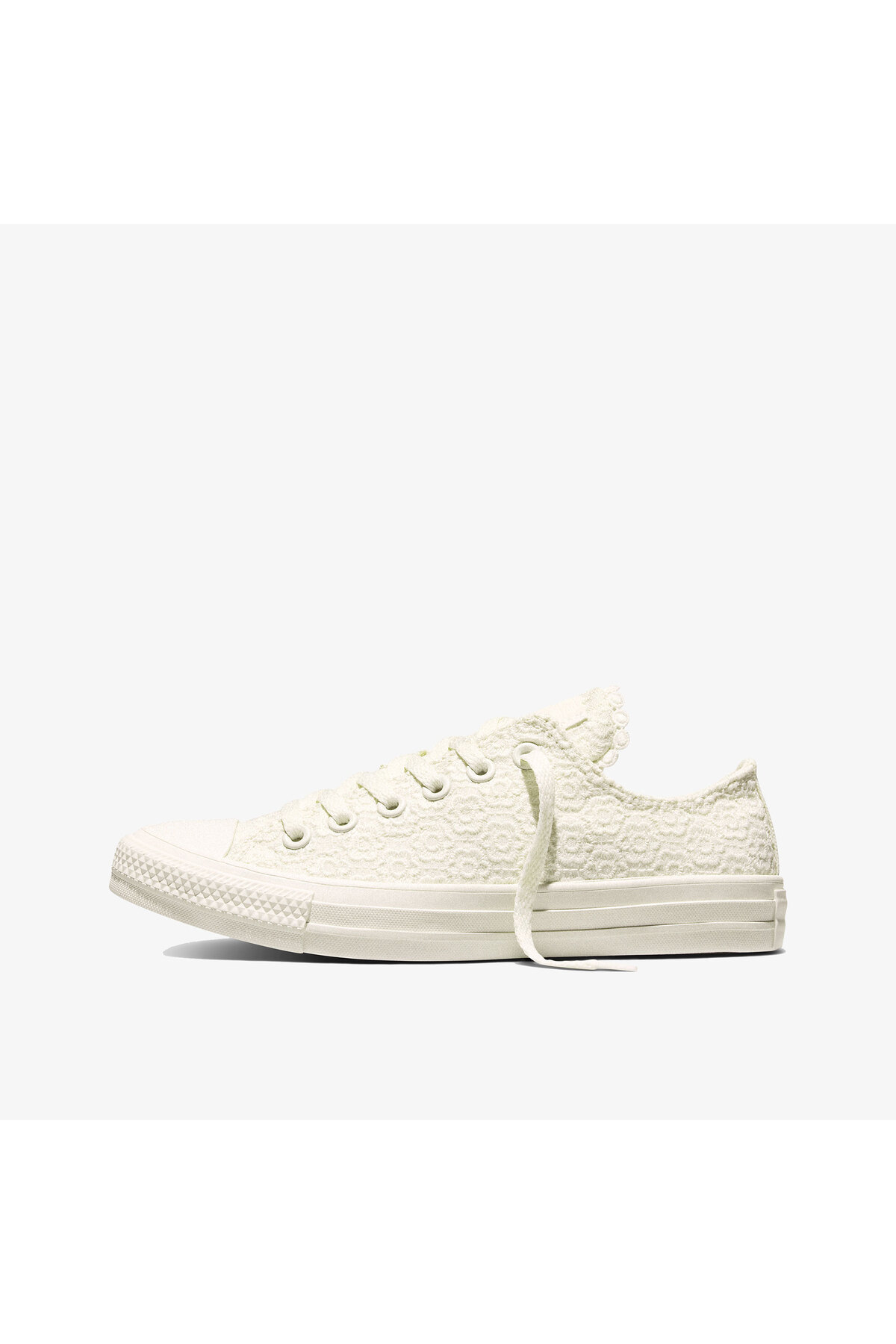 کتانی Chuck Taylor All Star زنانه و مردانه با طرح گل در رنگ کرم