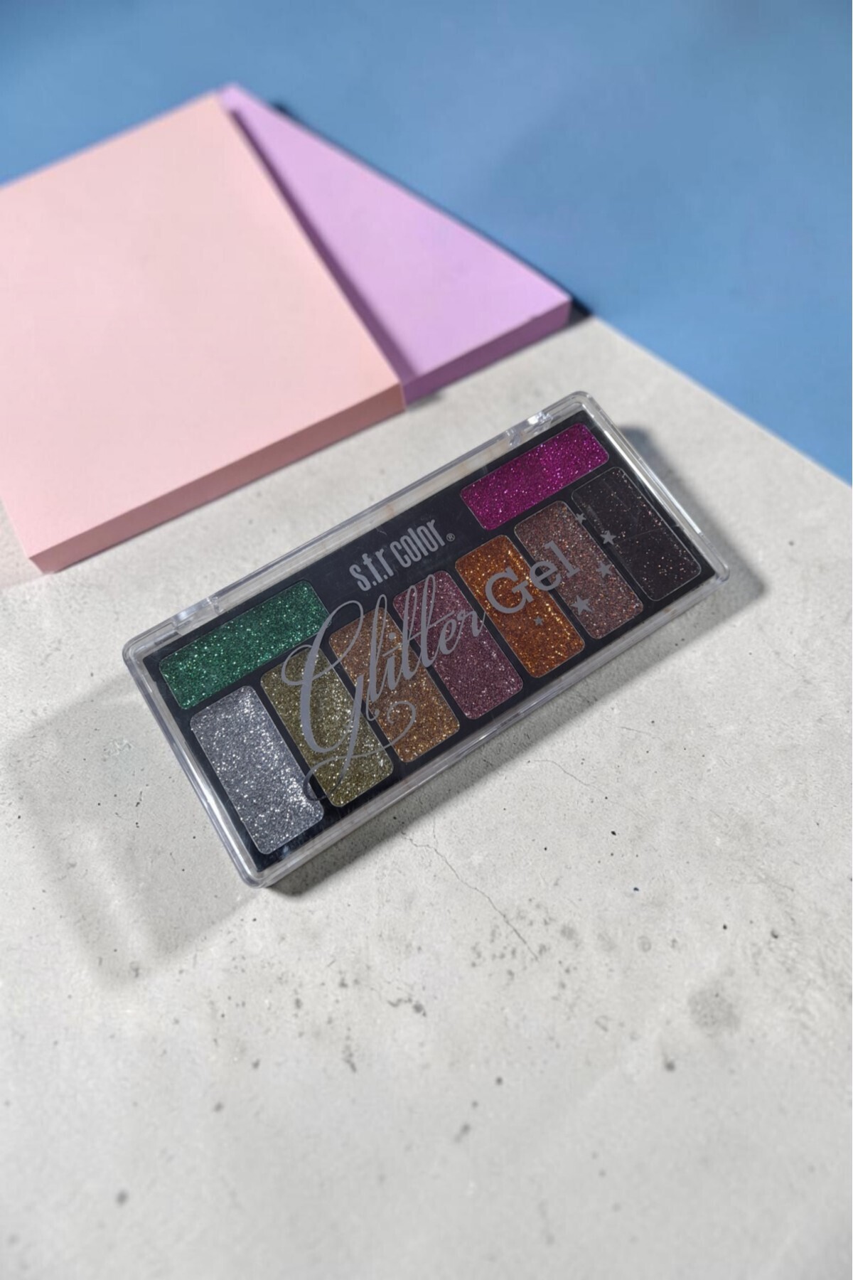 9 Renk Glitter Gel Göz Farı & Makyaj Paleti — ZRD113500 — تصویر 2 از 5