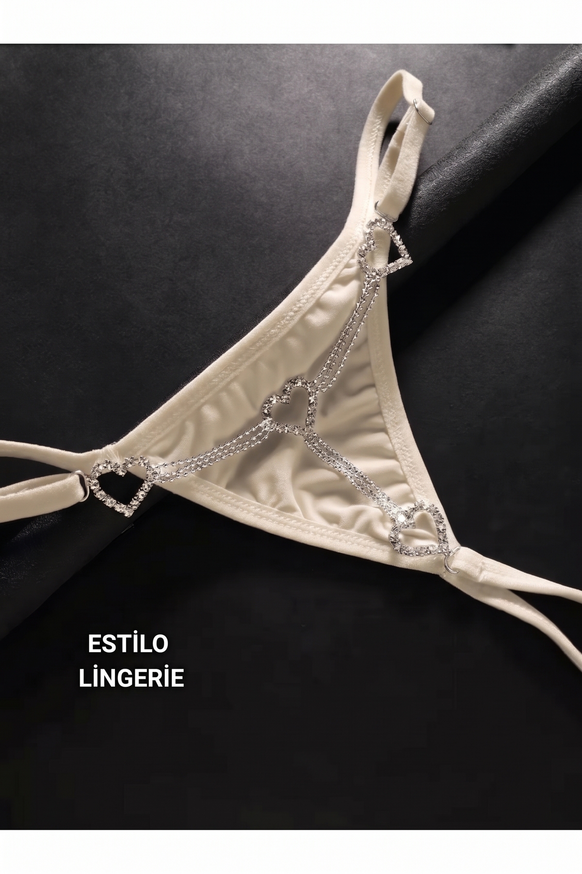 BELİ AYARLANABİLİR AKSESUARLI BRAZİLİAN KÜLOT BRAZİLİAN TANGA TAŞLI STRİNG