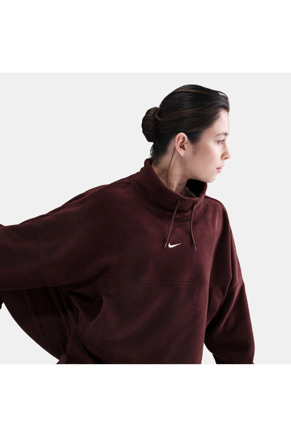 NIKE THERMA-FIT レッドスウェット XL Nike Therma-Fit Kadın Bordo Polar Sweatshirt Melisa Spor - Fiyatı