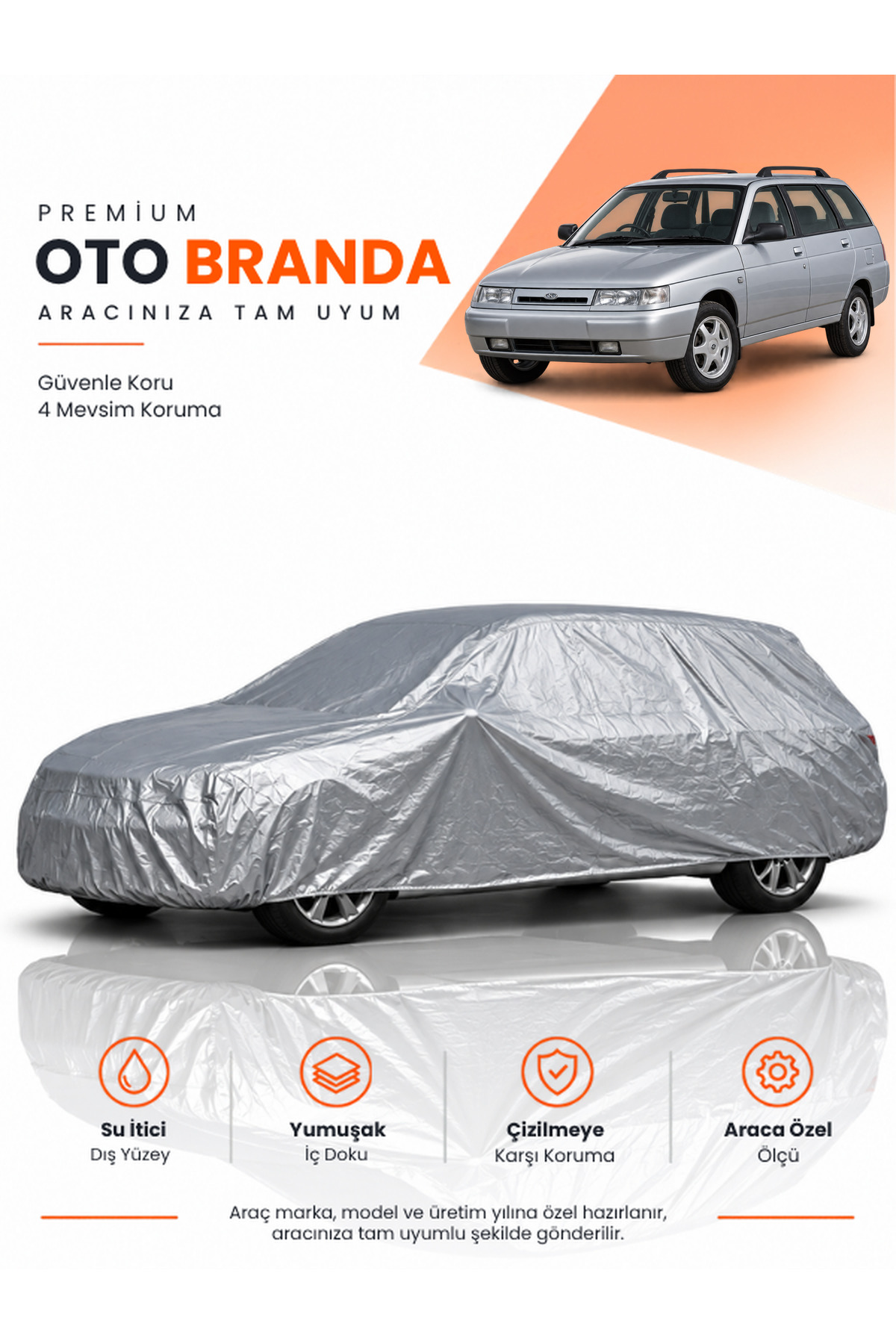 LADA 2111 (1998-2009) STATION WAGON Uyumlu Araba Brandası Oto Branda Araba Örtüsü Araç Çadırı