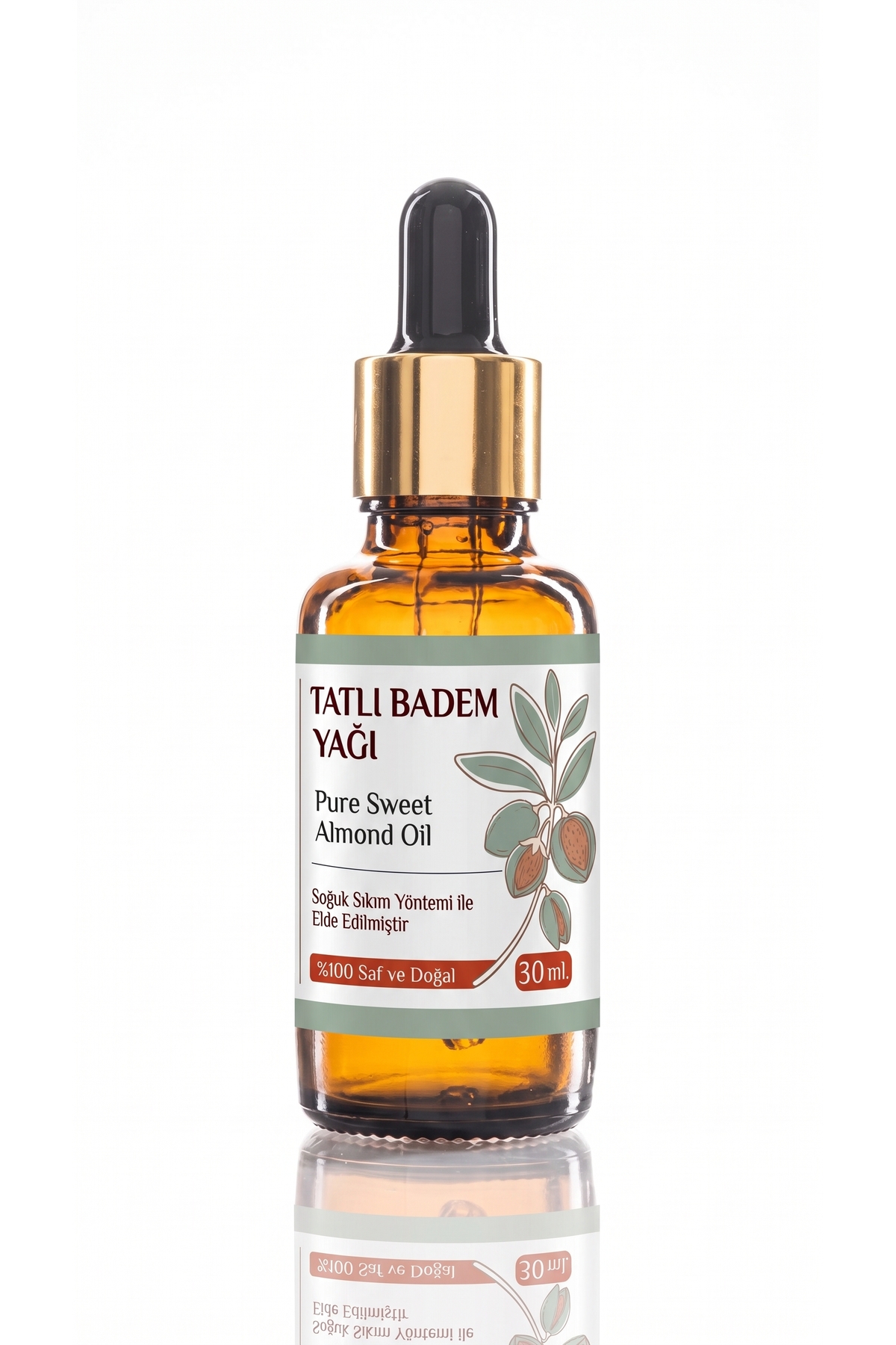 aktarloji 30 ml Tatlı Badem Yağı / Soğuk Sıkım / %100 Saf Ve Doğal / Sweet Almond Oil — a1-tatlıbademyag-30ml