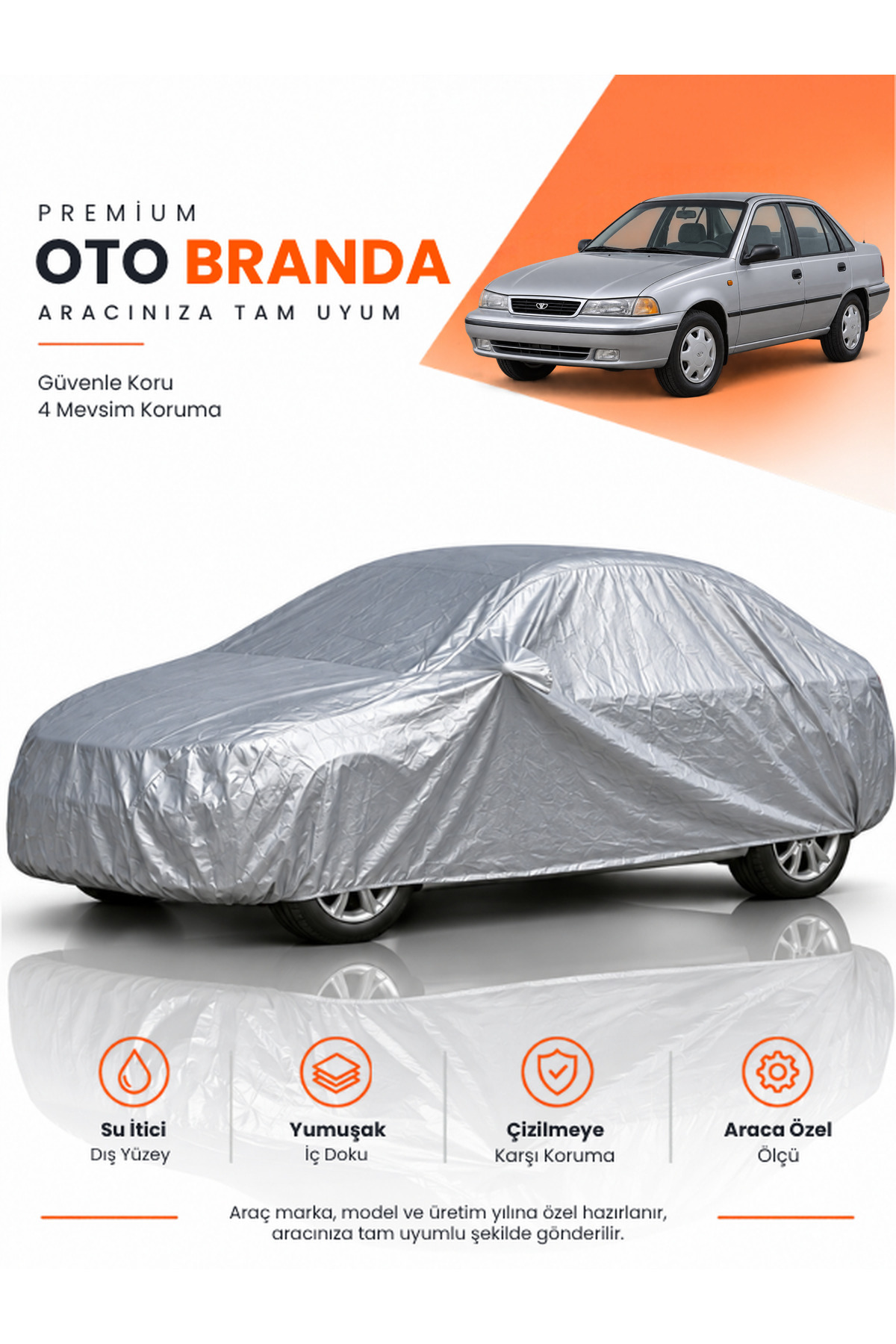DAEWOO CİELO (1994-1997) SEDAN Uyumlu Araba Brandası Oto Branda Araba Örtüsü Araç Çadırı