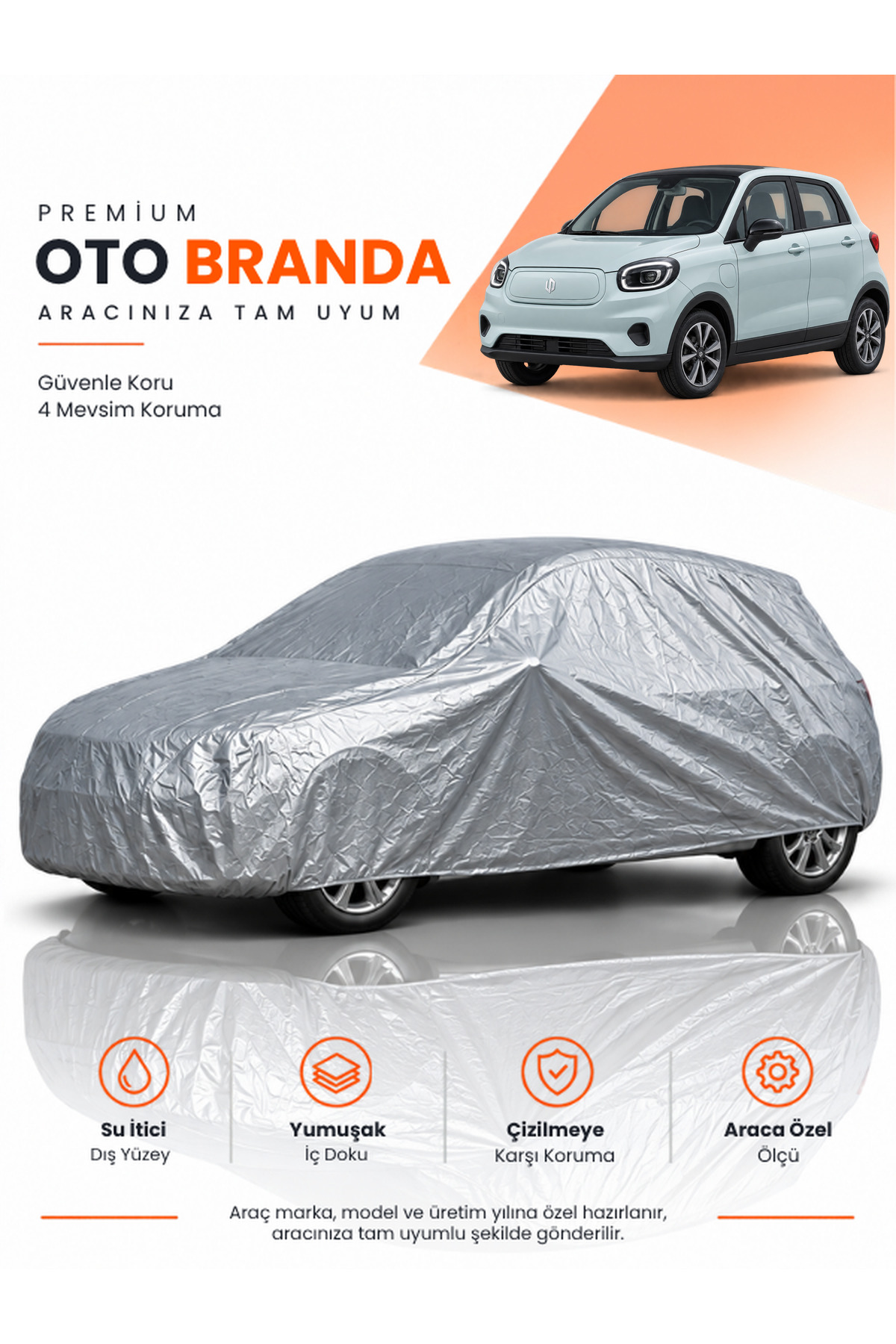 LEAPMOTOR T03 (2024-2026) HATCHBACK Uyumlu Araba Brandası Oto Branda Araba Örtüsü Araç Çadırı