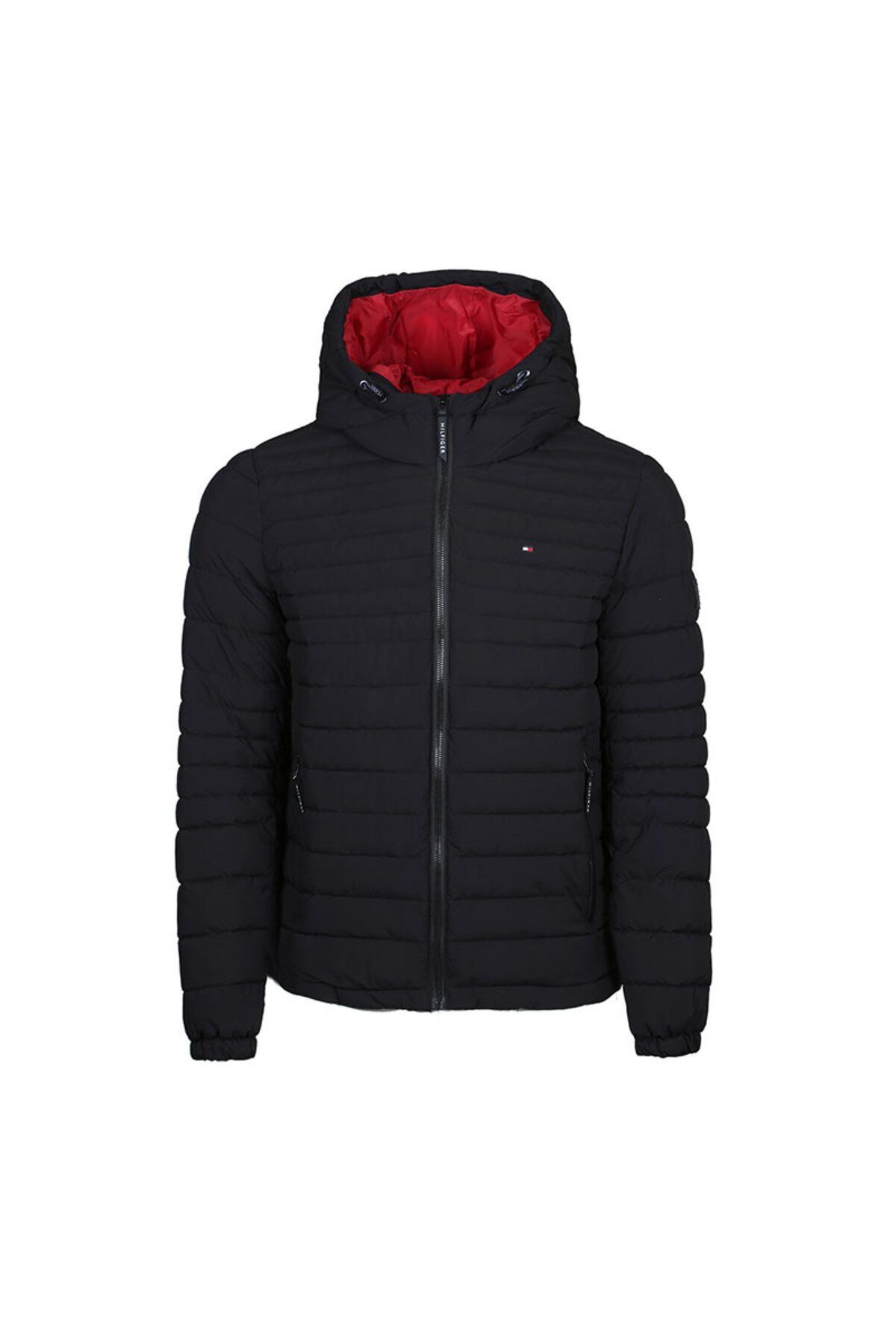 Tommy Hilfiger Stretch Quilted Jacket 151AP619-BLK Erkek Mont Siyah — مشکی