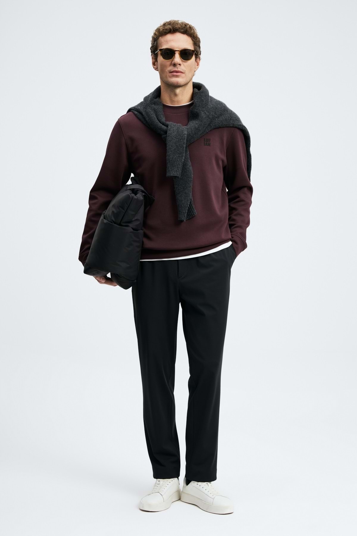 112030192 Grand Erkek Sweatshirt BORDO — زرشکی Kids-AST12102 — تصویر 3 از 6