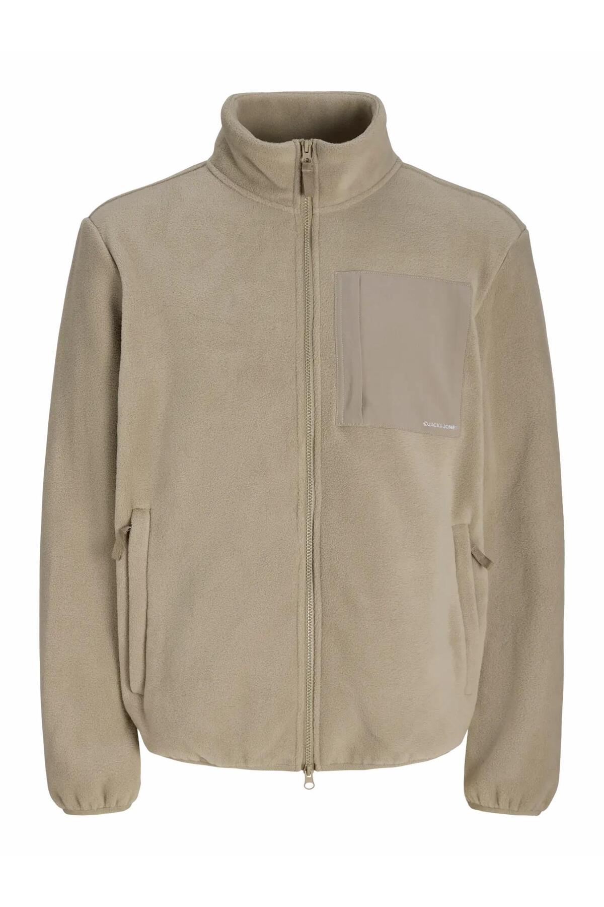 پشم گوسفند مردانه Jack Jones Mason Mason Fleece 12299072 — خاکستری TYC626653DF3A66AA037FB400 — تصویر 5 از 8