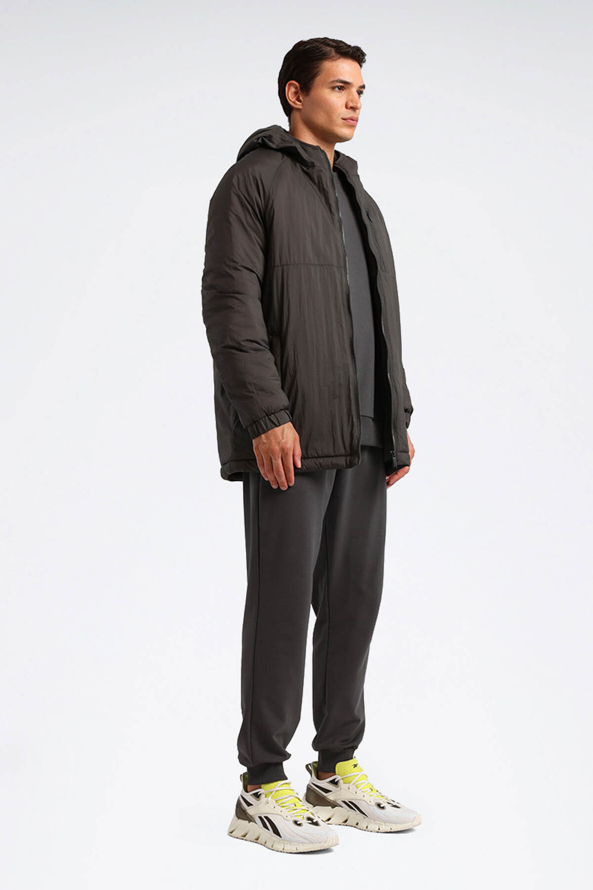Mont Erkek Antrasit OUSTA COAT — خاکستری — تصویر 4 از 8