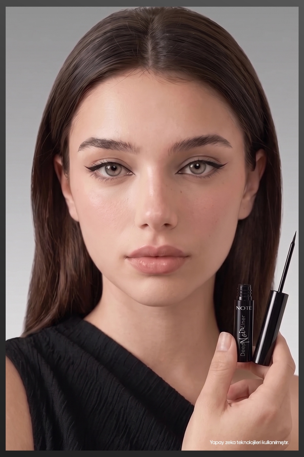 Deep Noir Liner Suya Dayanıklı Likit Dipliner - Siyah — مشکی DLR DEEP NOIR — تصویر 5 از 5