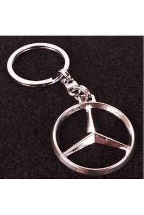 Mercedes Anahtarlık Gümüş Metal 3d Araba Anahtarlığı Mercedes - Benz Logo Arma Mercedesanahtarlık TYC00248347851