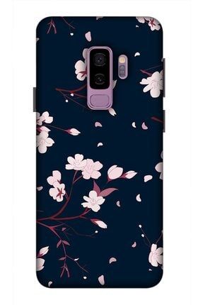 Zipax Galaxy S9 Plus Kılıf Pembe Çiçek Baskılı Desenli Silikon Kılıf A++-8223 Galaxy S9 Plus kılıf-Zipax8223D5