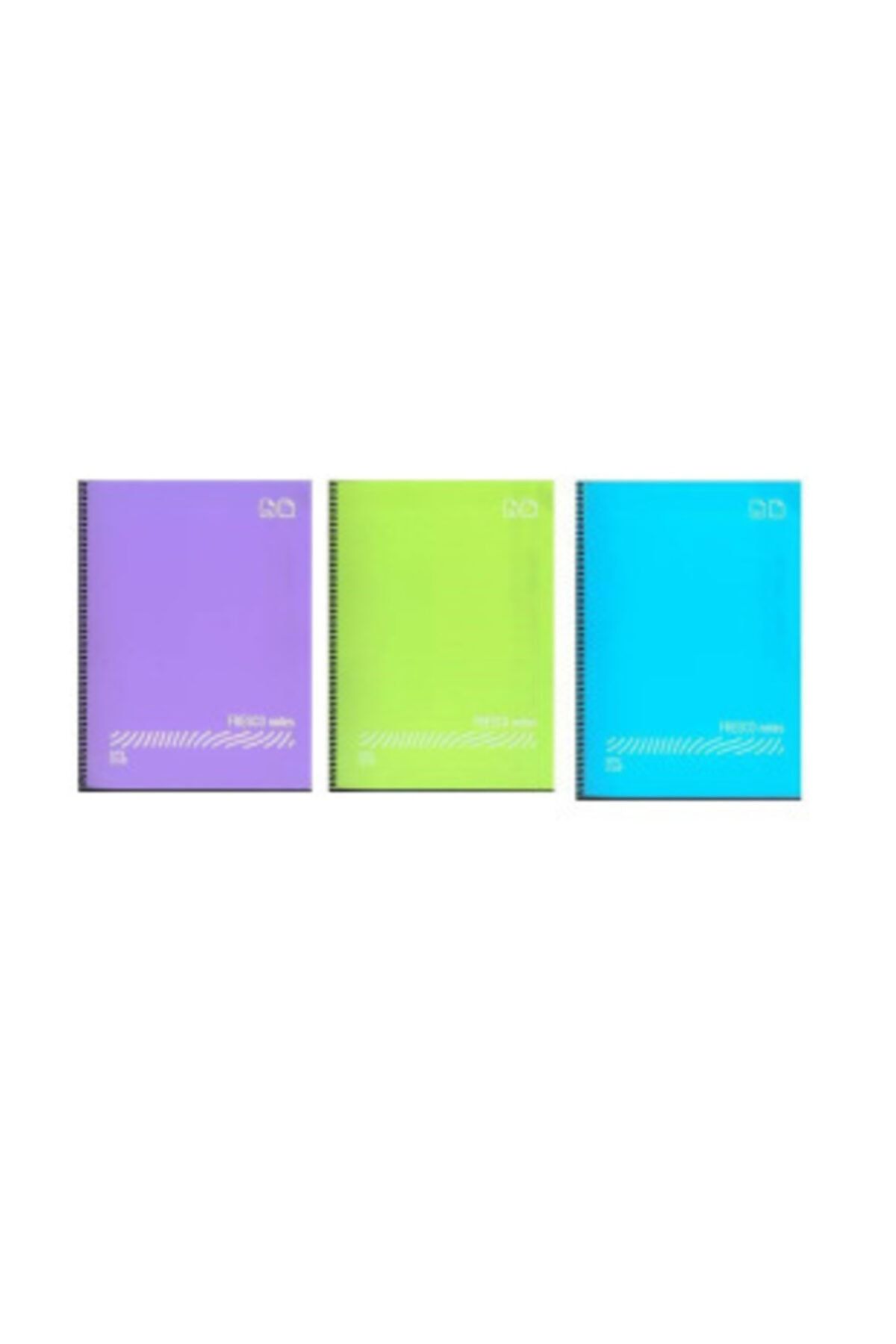 Gıpta-Fresco Spiral A4 72 Sheets Lined Notebook 3 Pieces 1