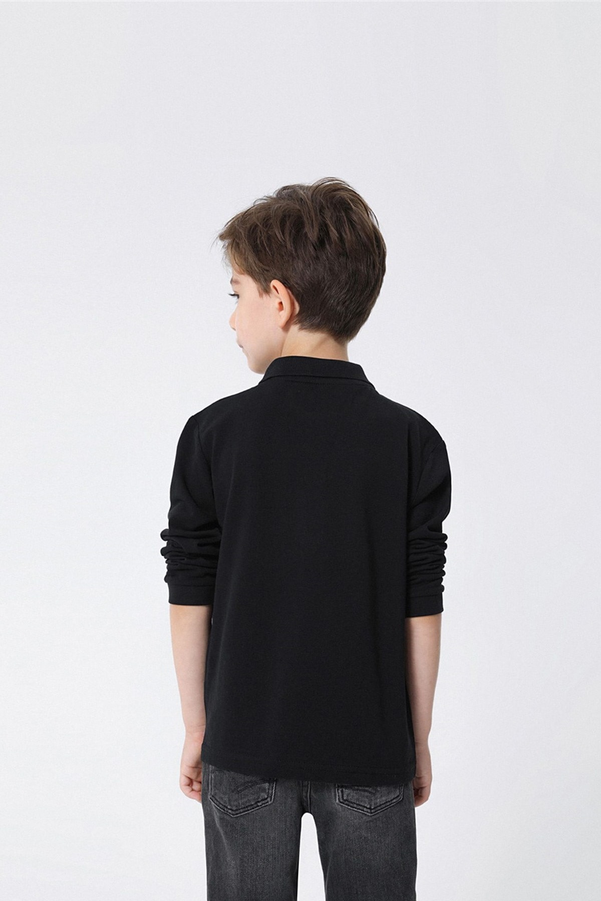 سویشرت پسرانه مشکی Lee Cooper | 201 LCB 241009 اورجینال - تصویر 4