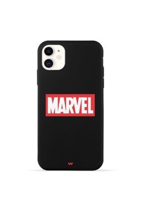 Iphone 6s Plus Uyumlu Marvel Yazılı Kamera Korumalı Şeffaf Siyah Silikon Telefon Kılıfı TX77753EFF38069