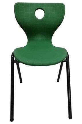 Betina Metal Ayaklı Plastik Tablalı Monoblok Sandalye Yeşil GM-BETINA-A