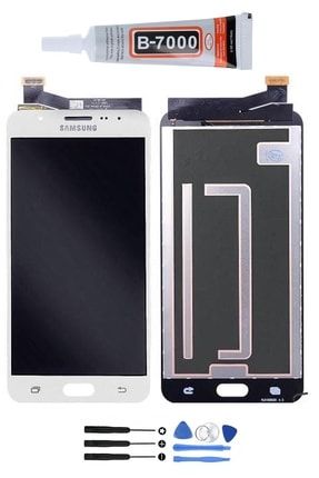 Samsung Galaxy J7 Prime Sm-g610f Uyumlu Lcd Ekran Dokunmatik Servis Orjinal Hediyeli Beyaz Renk SAMUNGEKRAN89