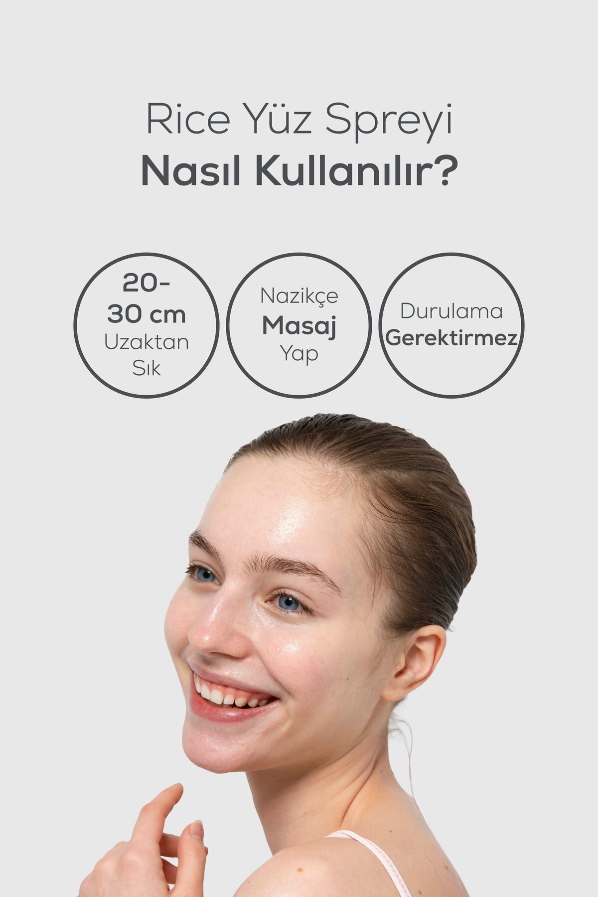 Pirinç Özlü Yüz Spreyi 100 ml | Aydınlatıcı, Ton Eşitleyici | Hyaluronik Asit, Niasinamid, Panthenol — KZMNTG0070 — تصویر 6 از 7