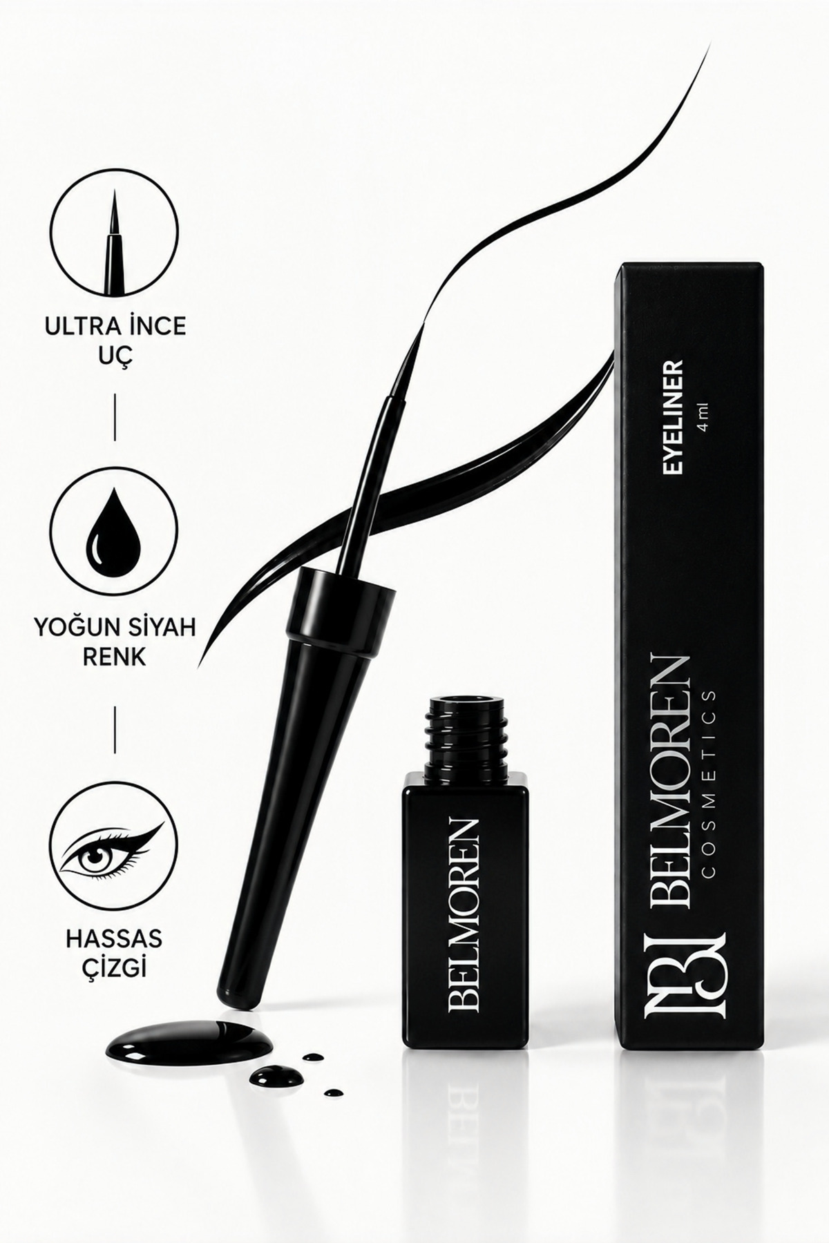 Ultra Thin Eyeliner (BLACK) - Ultra Thin Eyeliner — مشکی 8684460729989 — تصویر 3 از 4