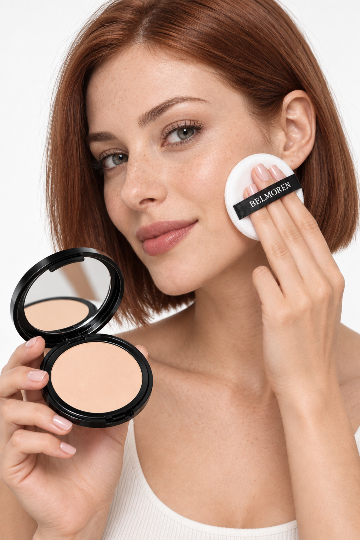 Compact Powder Mat Bitişli Toz Pudra — بژ 8684460729583 — تصویر 3 از 3