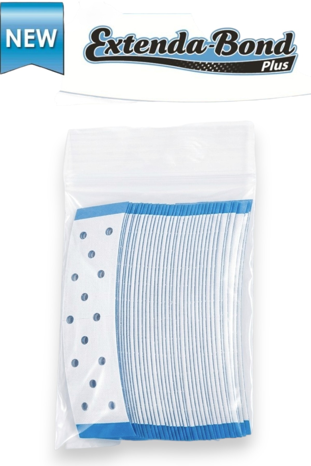 Extenda-Bond Plus Mavi Delikli Protez Saç Bandı C Contour (2 CM-7,50CM) 36 Adet — EBP C — تصویر 2 از 2