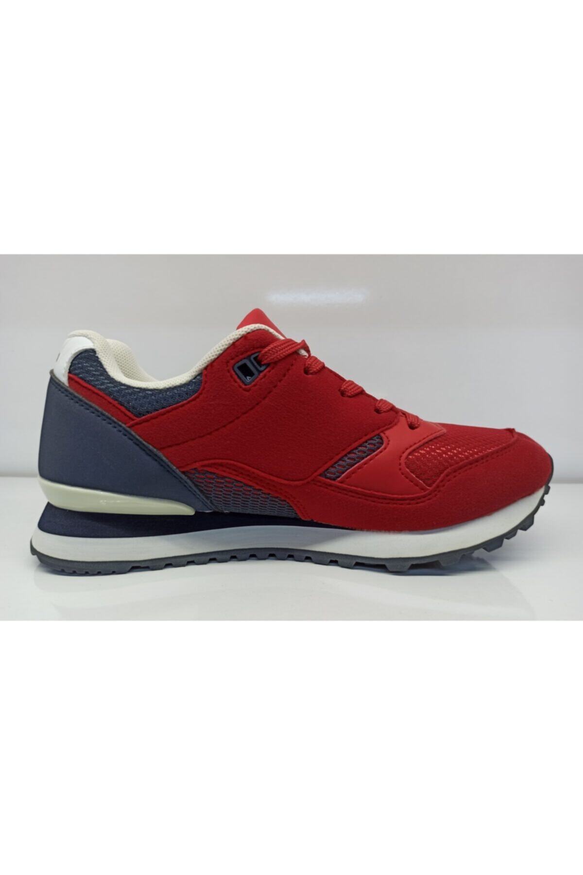 Unisex Kırmızı Anatomik Topuk Takviyeli Spor Ayakkabı — قرمز 70594 — تصویر 5 از 6