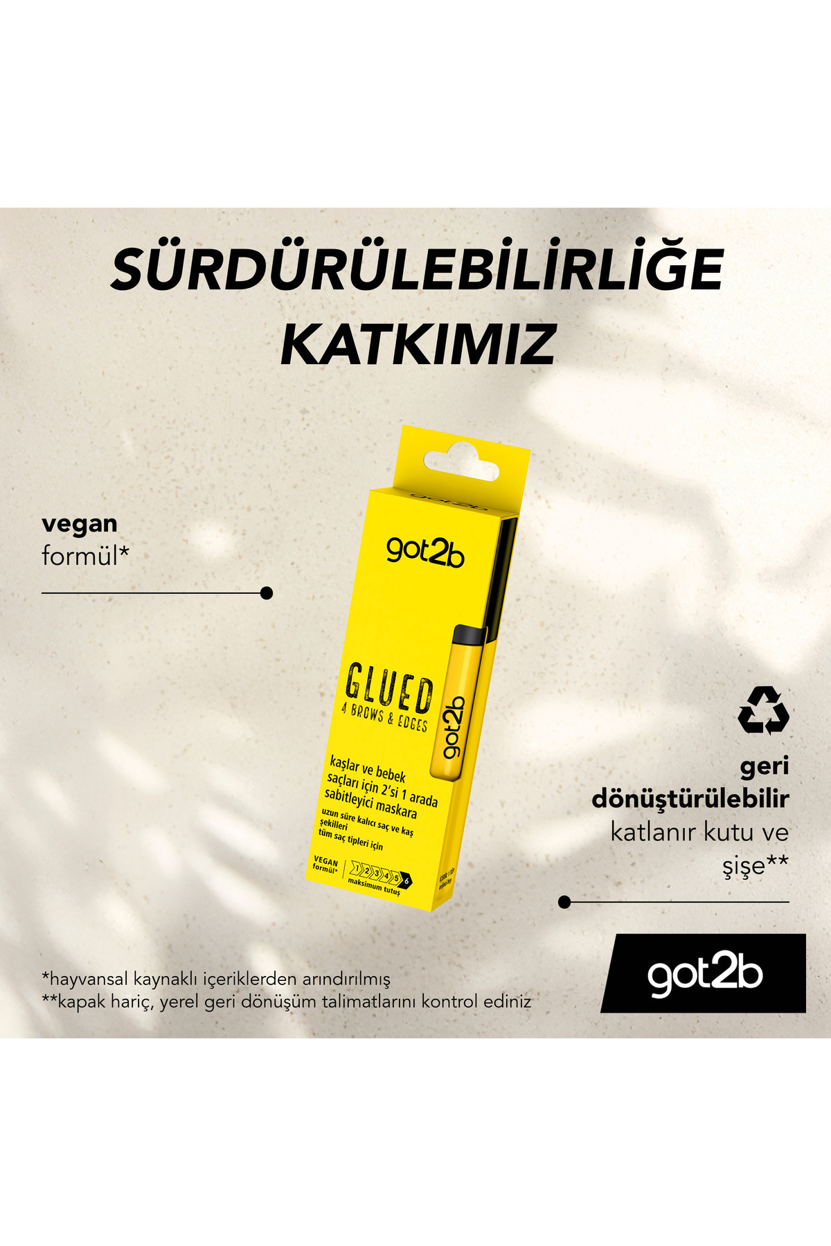 Glued 4 Kaş & Saç Maskarası 16ml — سفید 4015100896145 — تصویر 3 از 6