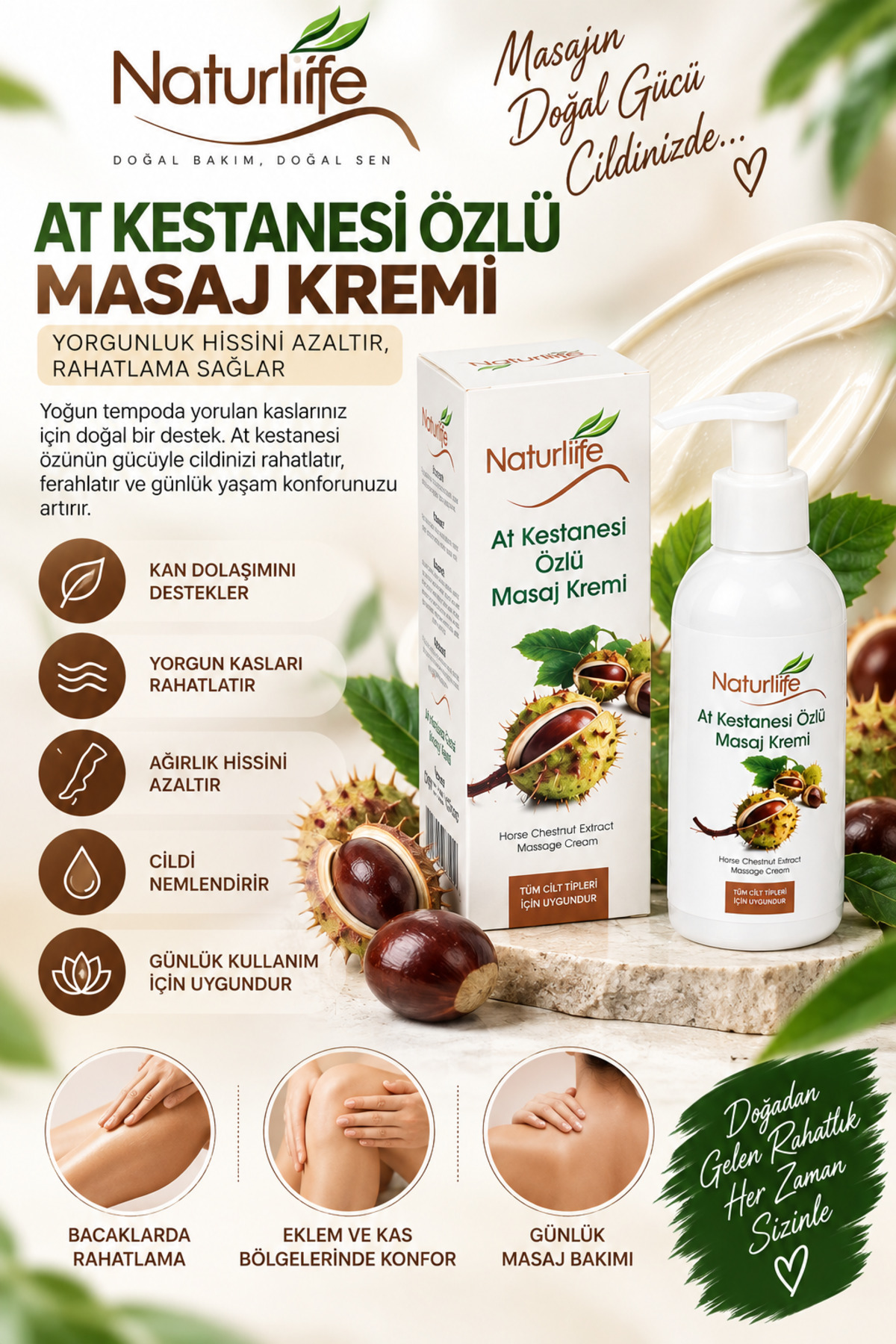 Dr. Rena Dermo Naturlife At Kestanesi Kremi - Fiyatı