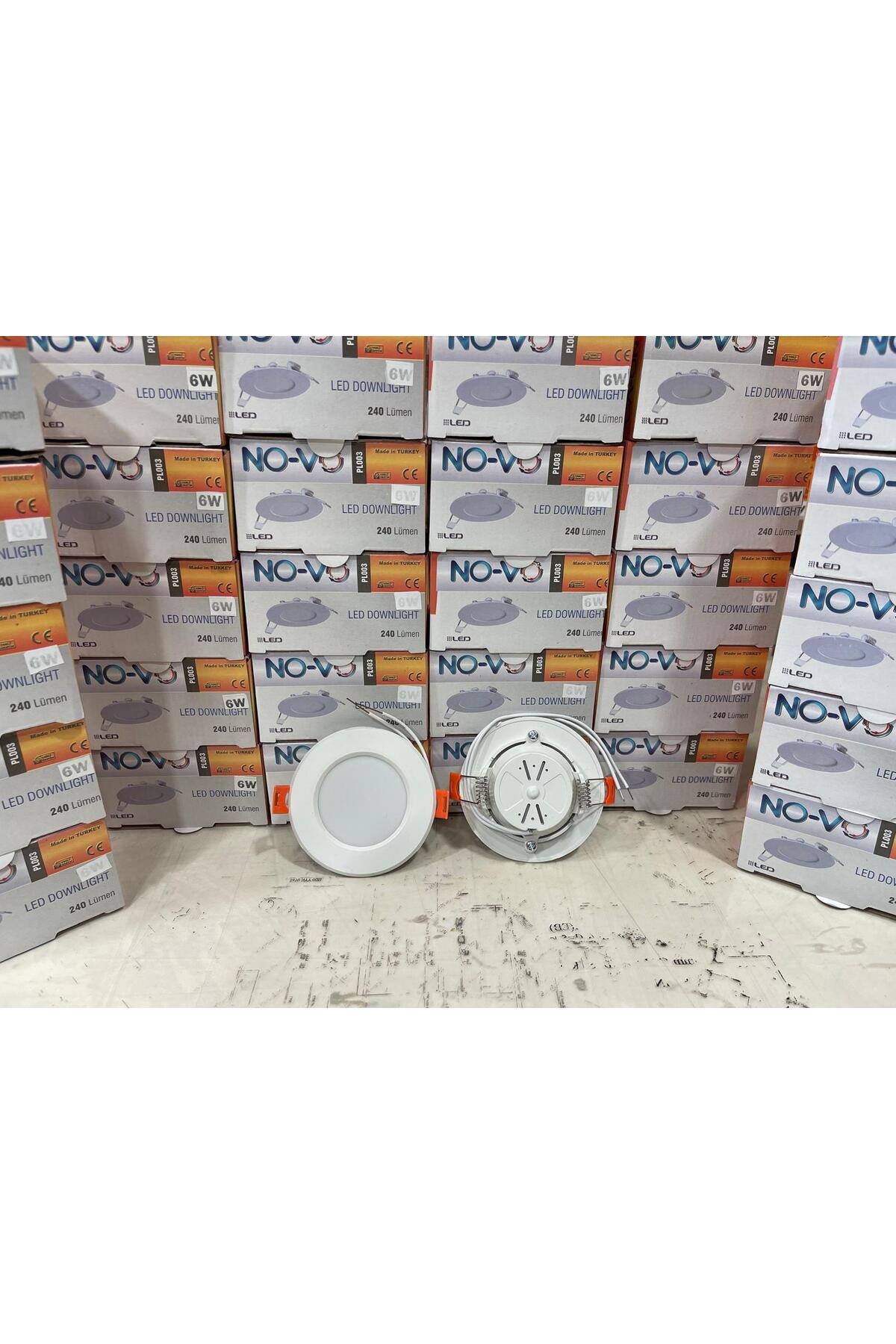 No-vo Novo 6W S/A Panel Led Spot Beyaz Işık 6500k