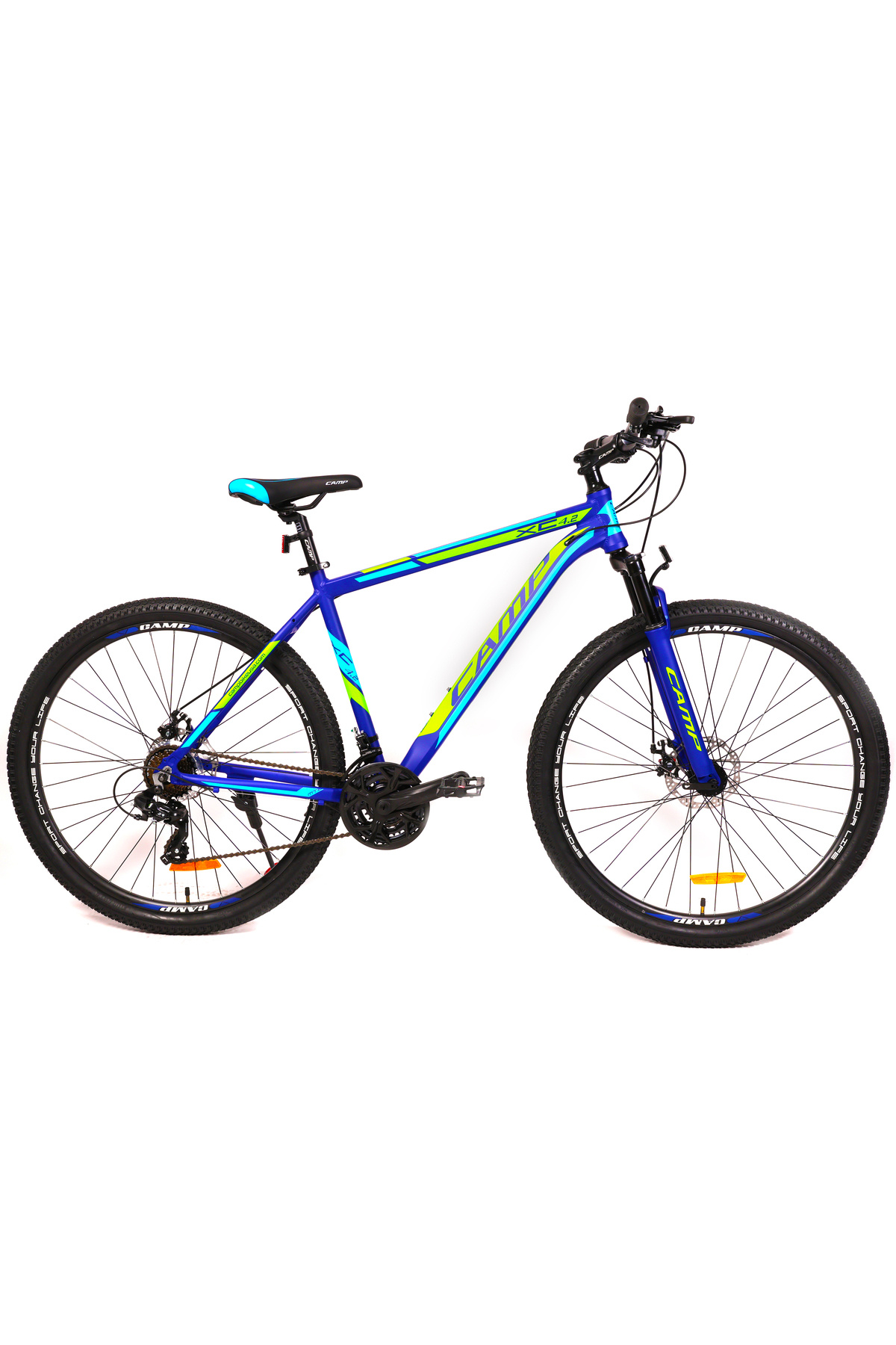 Genel Markalar CAMP BİSİKLET Xc 4.1 27,5" Jant 18" Kadro Shimano St-ef41 -21 Vites Mekanik Disk Fren- Mavi
