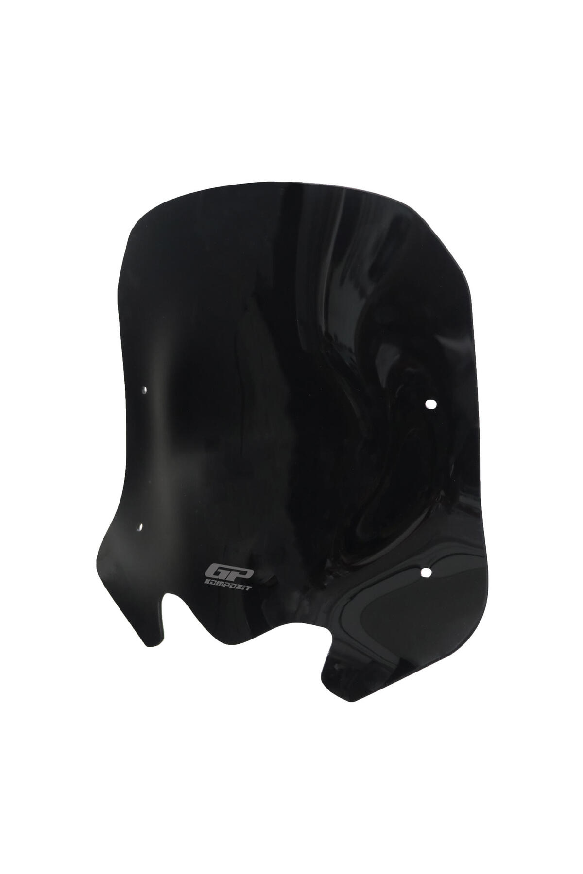 GP KOMPOZİT Honda SH 125 2024-2025 Uyumlu Kısa Ön Cam Siyah 41 Cm