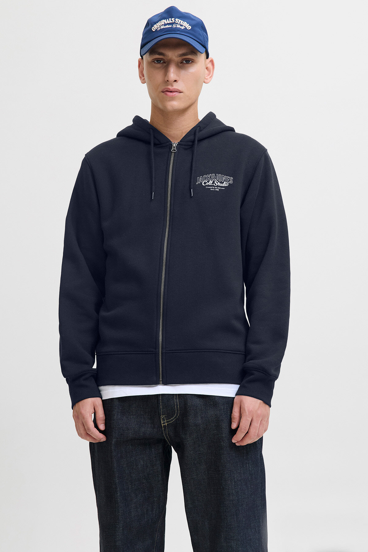 Jack & Jones Jack&Jones Erkek Sweatshirt 12278607 SKY CAPTAIN