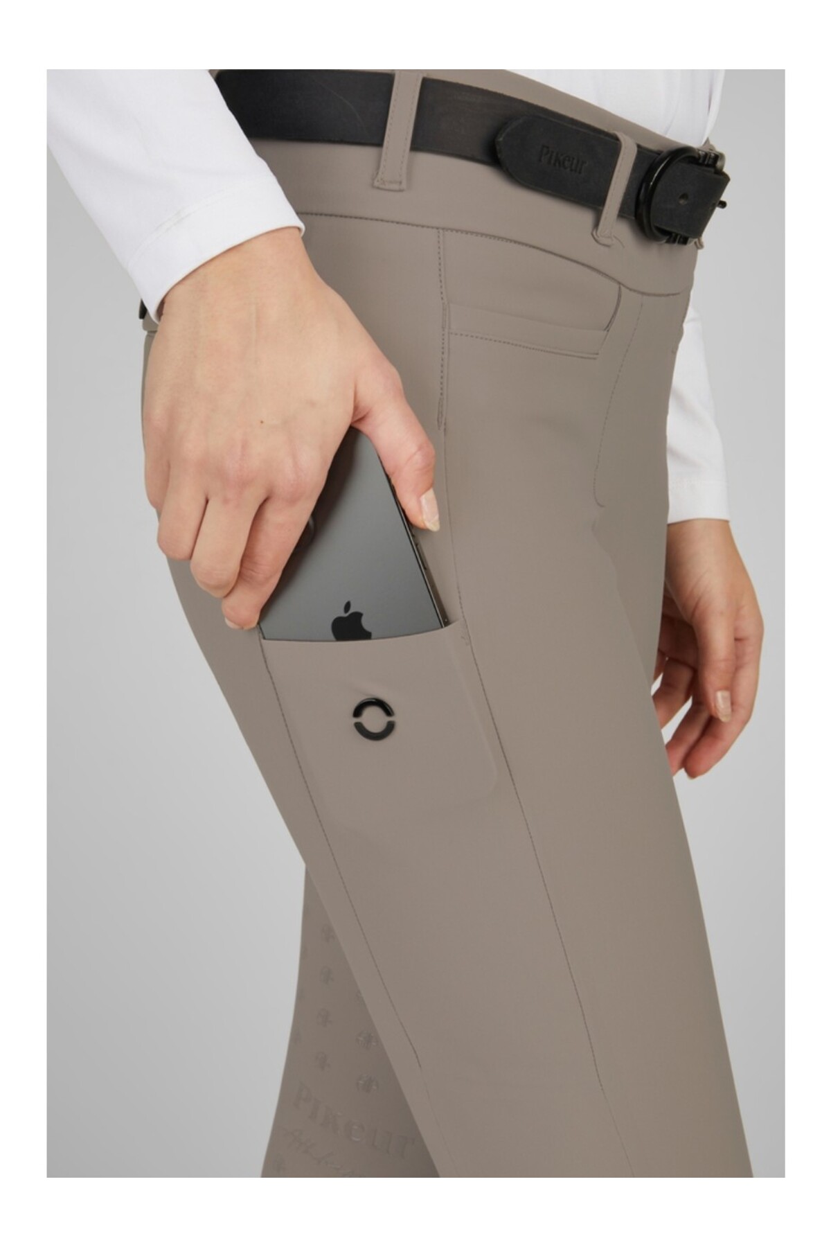 شلوار سوارکاری زنانه PIKEUR مدل Linnett GripTec Seamless 6505 بژ — 4