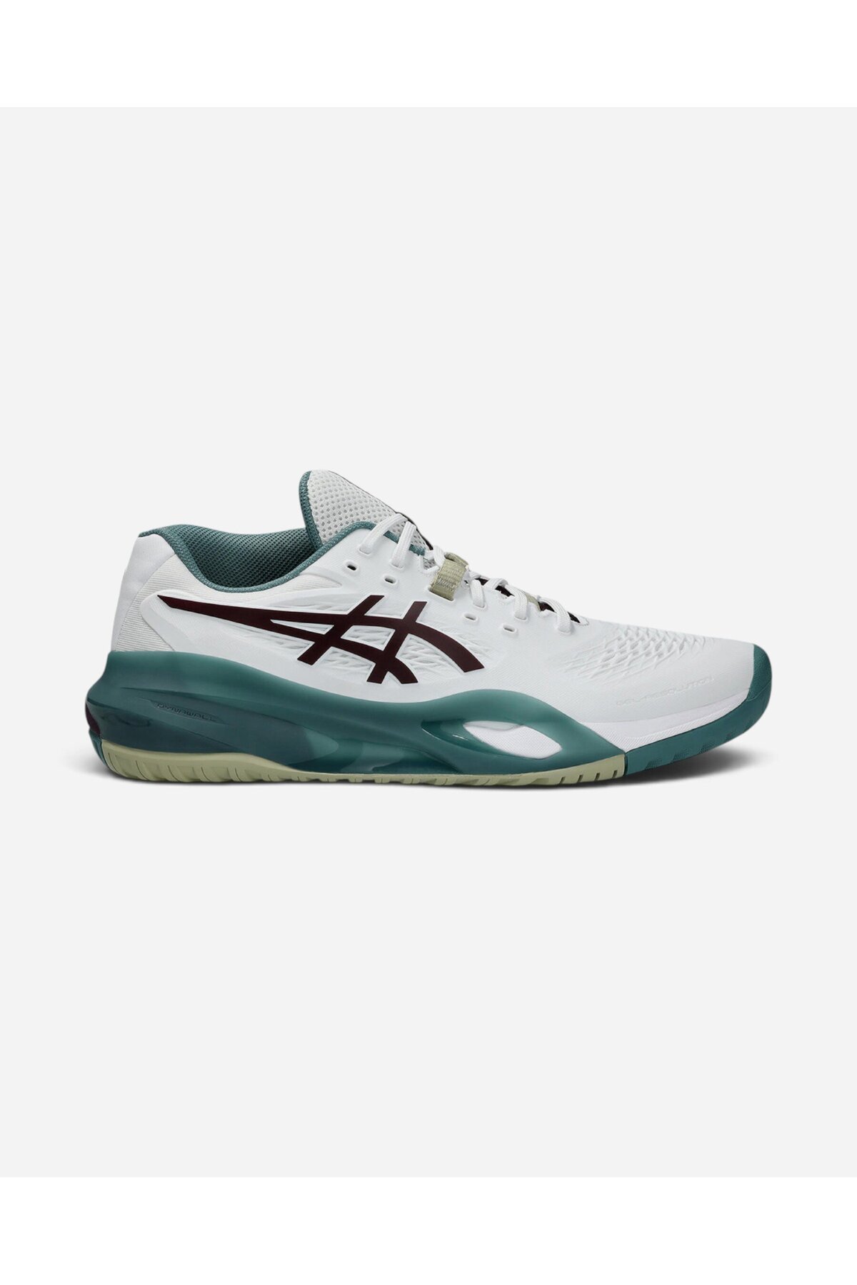 Asics GEL-RESOLUTION X Erkek White/Oatmeal Tenis Ayakkabısı