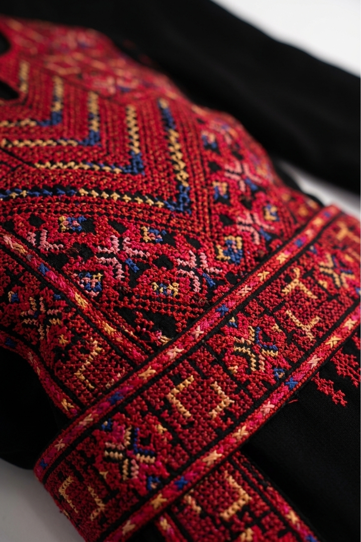 جلابية كريب اسود