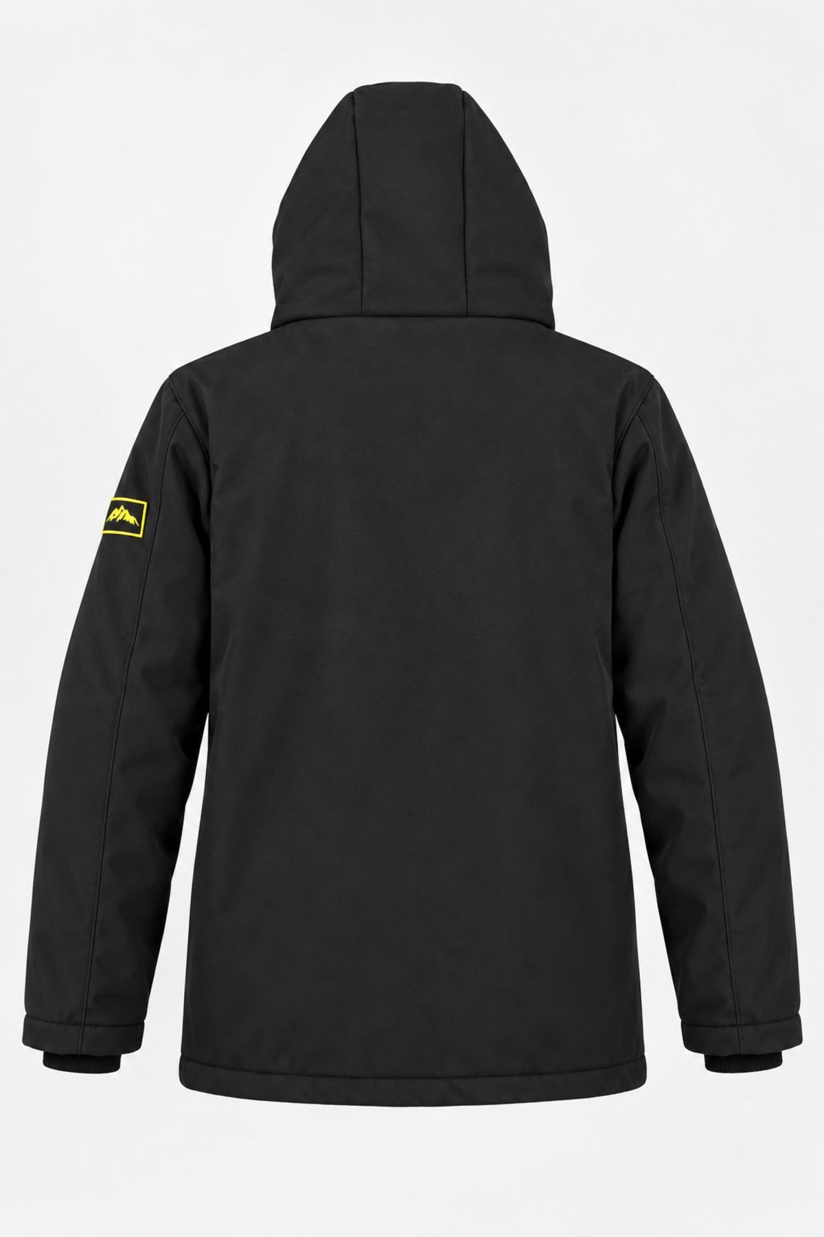 Su ve Rüzgar Geçirmez Outdoor Softshell Kışlık Mont PLDP 3014_50510-1 — رنگارنگ — تصویر 4 از 7