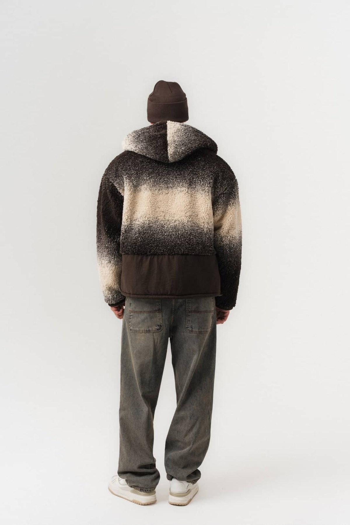 Grayscale Fermuarlı Polar Mont — نارنجی 8258 — تصویر 7 از 7