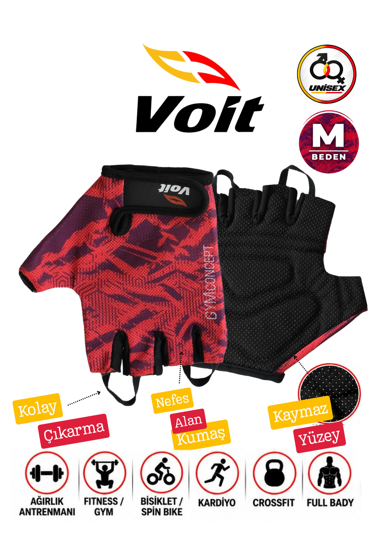 Voit Fİtness Kardiyo Ağırlık Body Dambıl Halter Bisiklet Sporcu