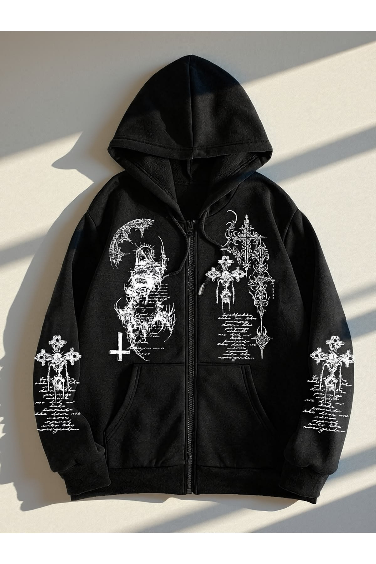 Minga London Hac Baskılı Unisex Siyah Hırka — مشکی TYC0F92D2CBAD464DE9C18500