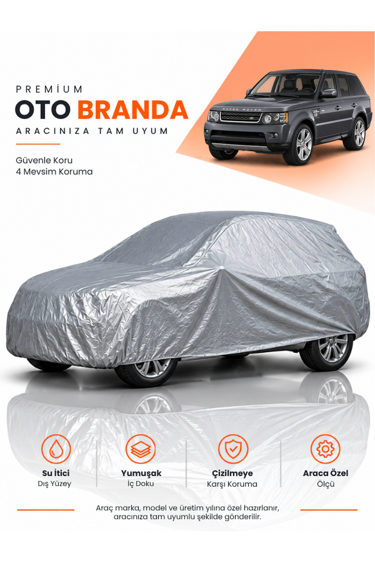 LAND ROVER RANGE ROVER SPORT (2013-2022) SUV Uyumlu Araba Brandası Oto Branda Araba Örtüsü