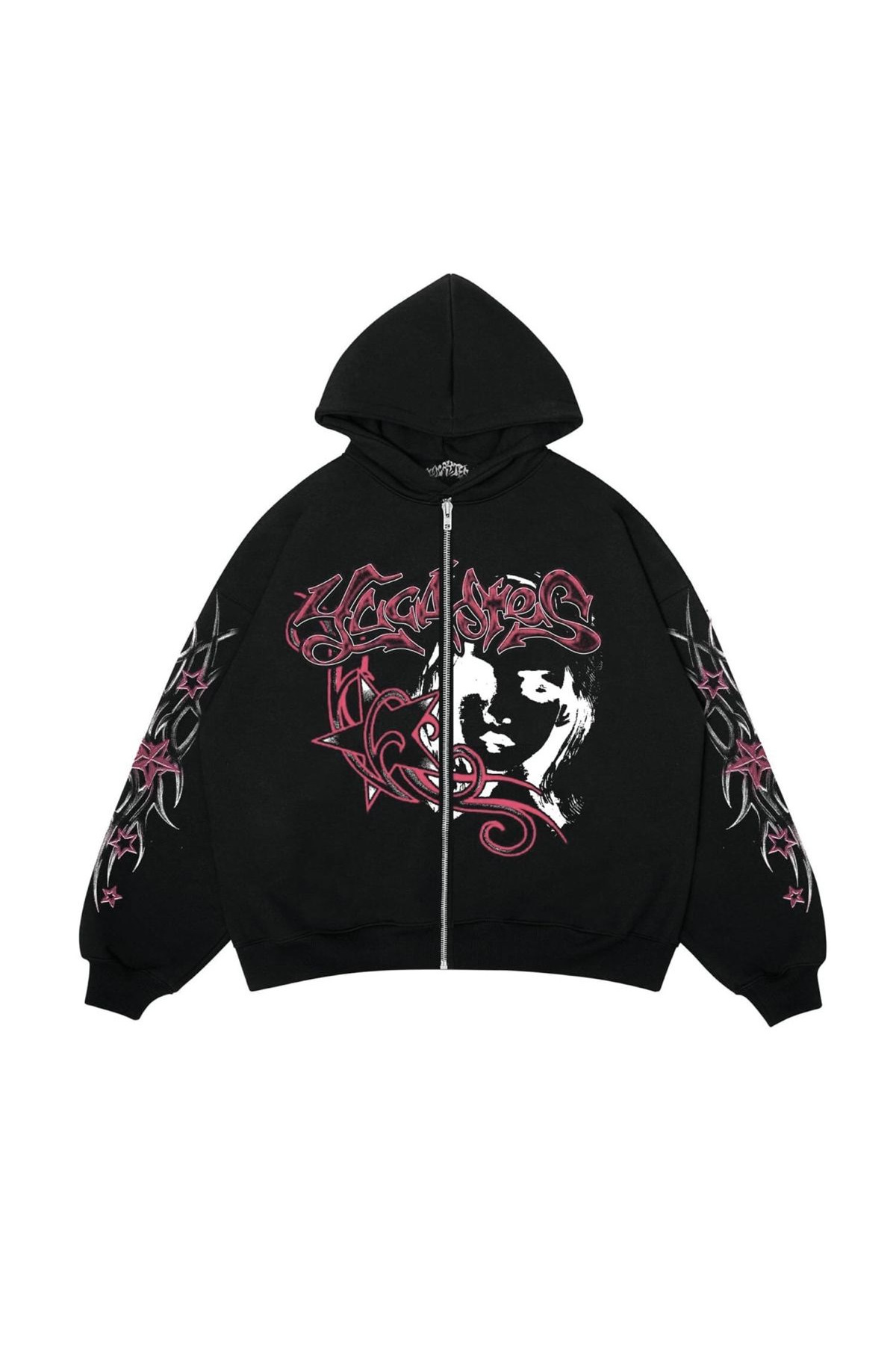 Minga London Tribal Stars Gotik Siyah Hırka — مشکی TYC0F92D2CBAD464DE9C18500