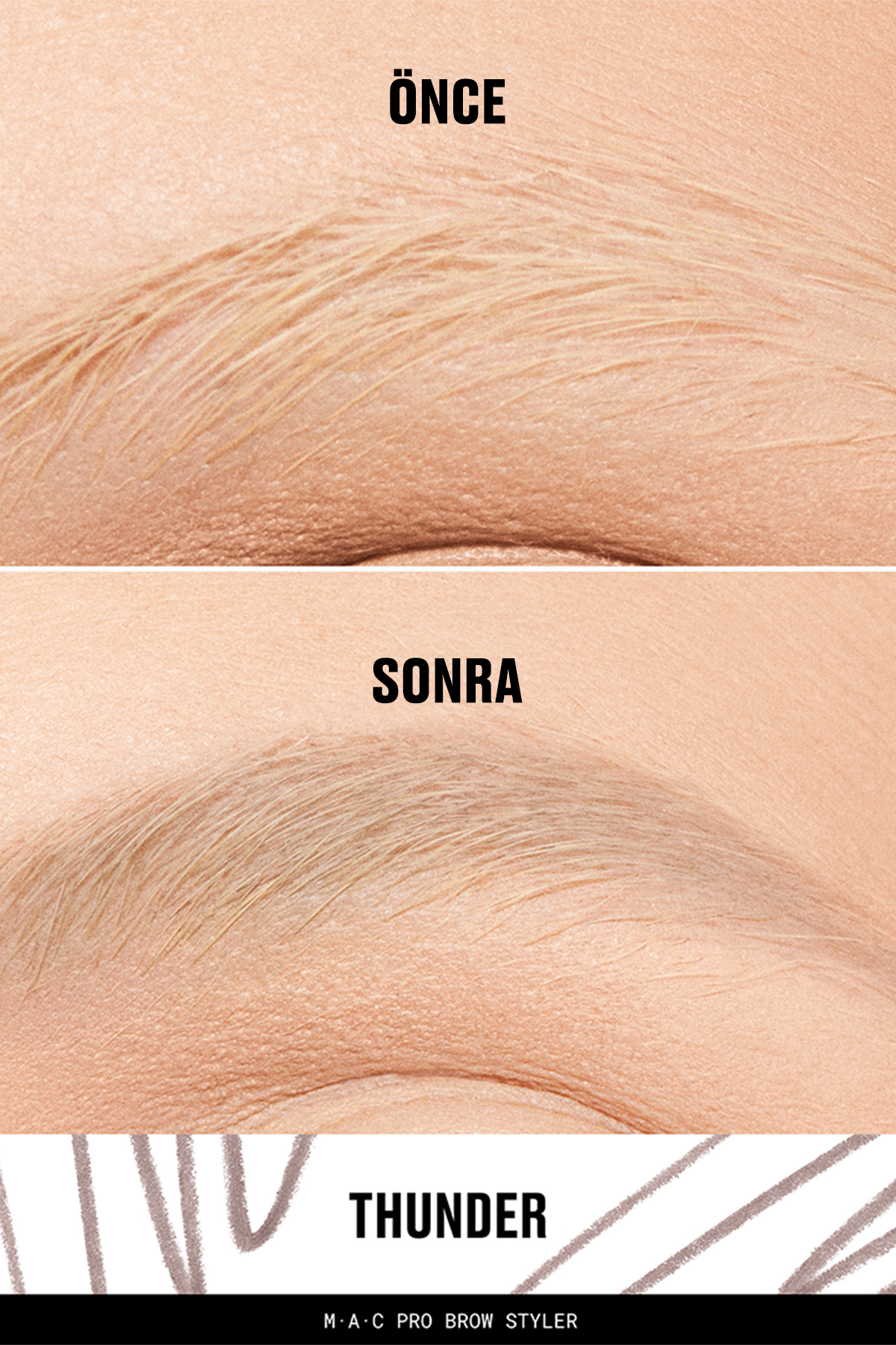 Pro Brow Styler Dolgun Görünüm ve Renk Veren İnce Uçlu Kaş Kalemi - Thunder — رنگارنگ 147772 — تصویر 3 از 7