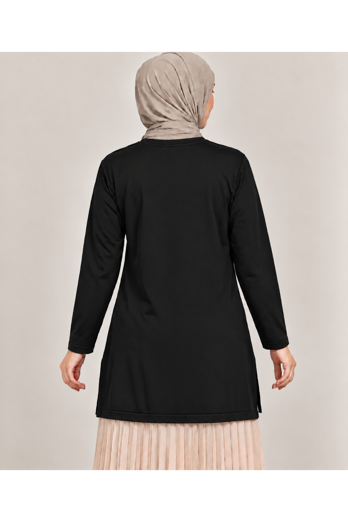 ژاکت بافتنی زنانه آستین بلند حجاب 2