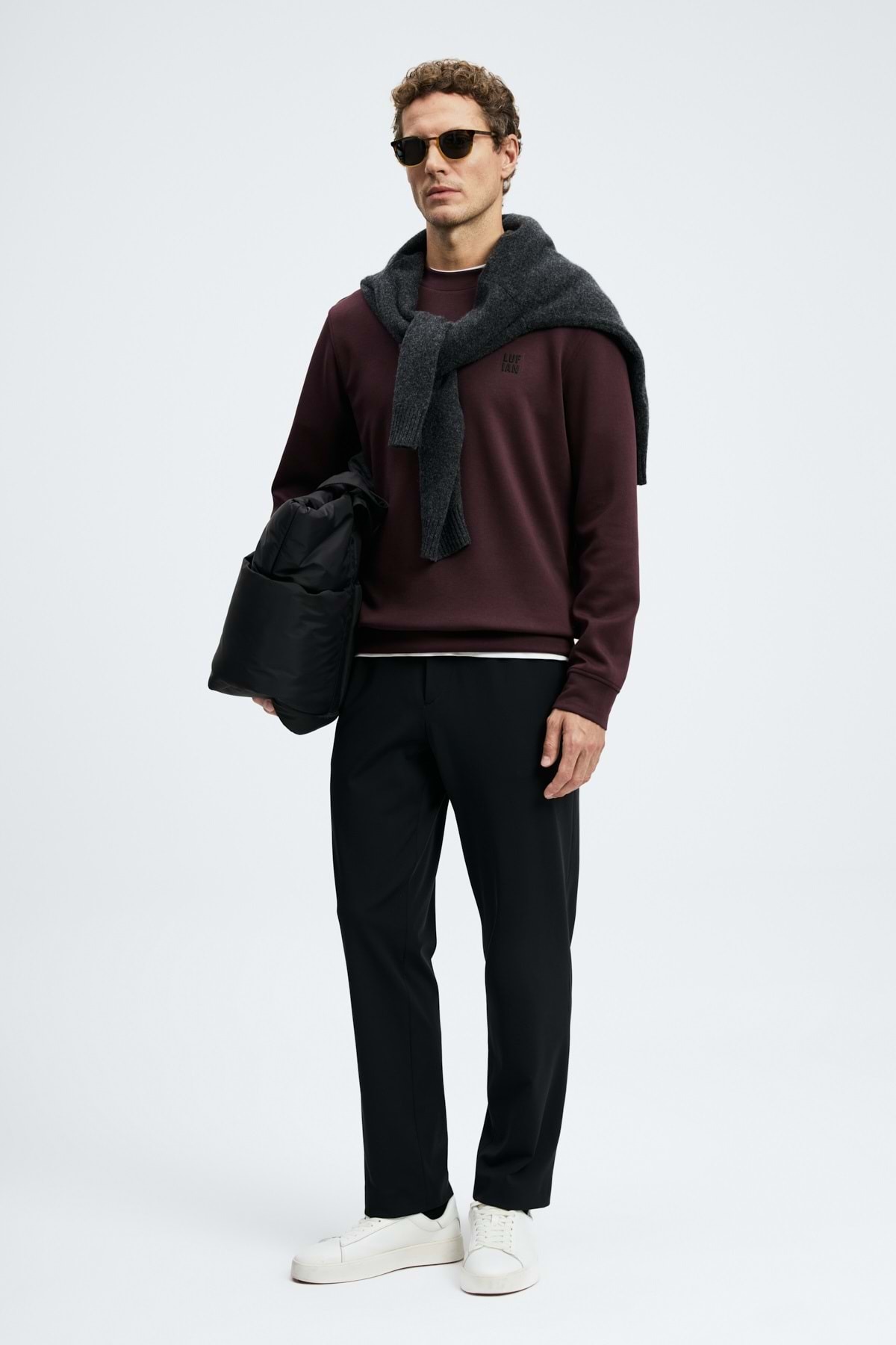112030192 Grand Erkek Sweatshirt BORDO — زرشکی Kids-AST12102 — تصویر 5 از 6