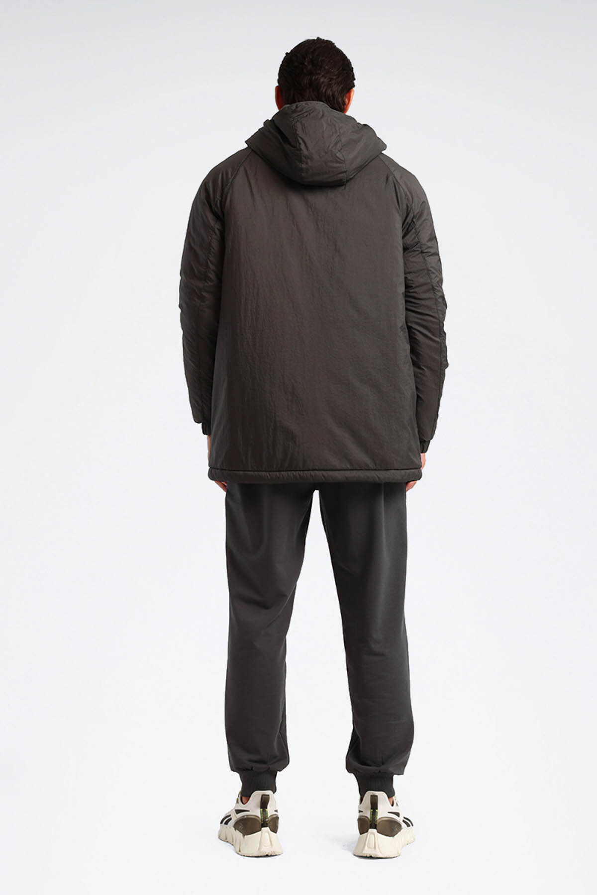 Mont Erkek Antrasit OUSTA COAT — خاکستری — تصویر 6 از 8
