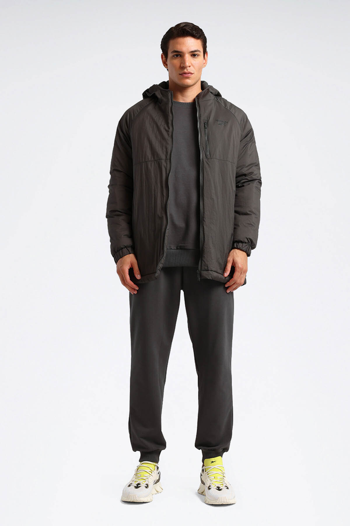 Mont Erkek Antrasit OUSTA COAT — خاکستری — تصویر 3 از 8