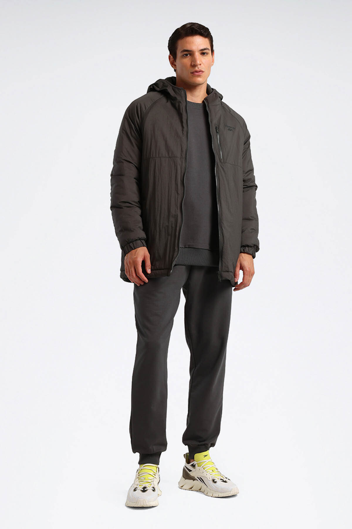 Mont Erkek Antrasit OUSTA COAT — خاکستری — تصویر 7 از 8