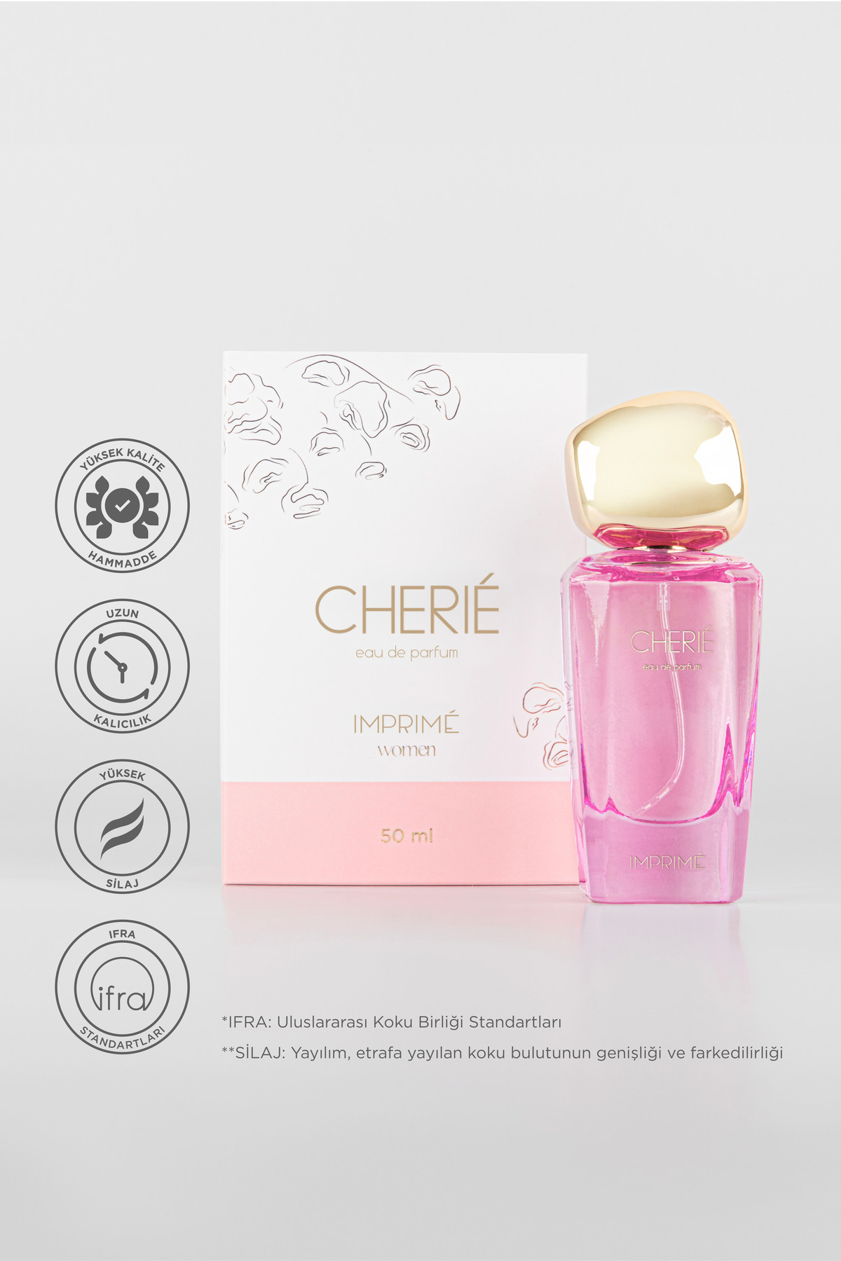 ست ۲ عددی عطر زنانه Cherié Edp 50ml | گلدار و تازه | توت فرنگی، آناناس، شقایق، مگنولیا، یاس، کهربا
