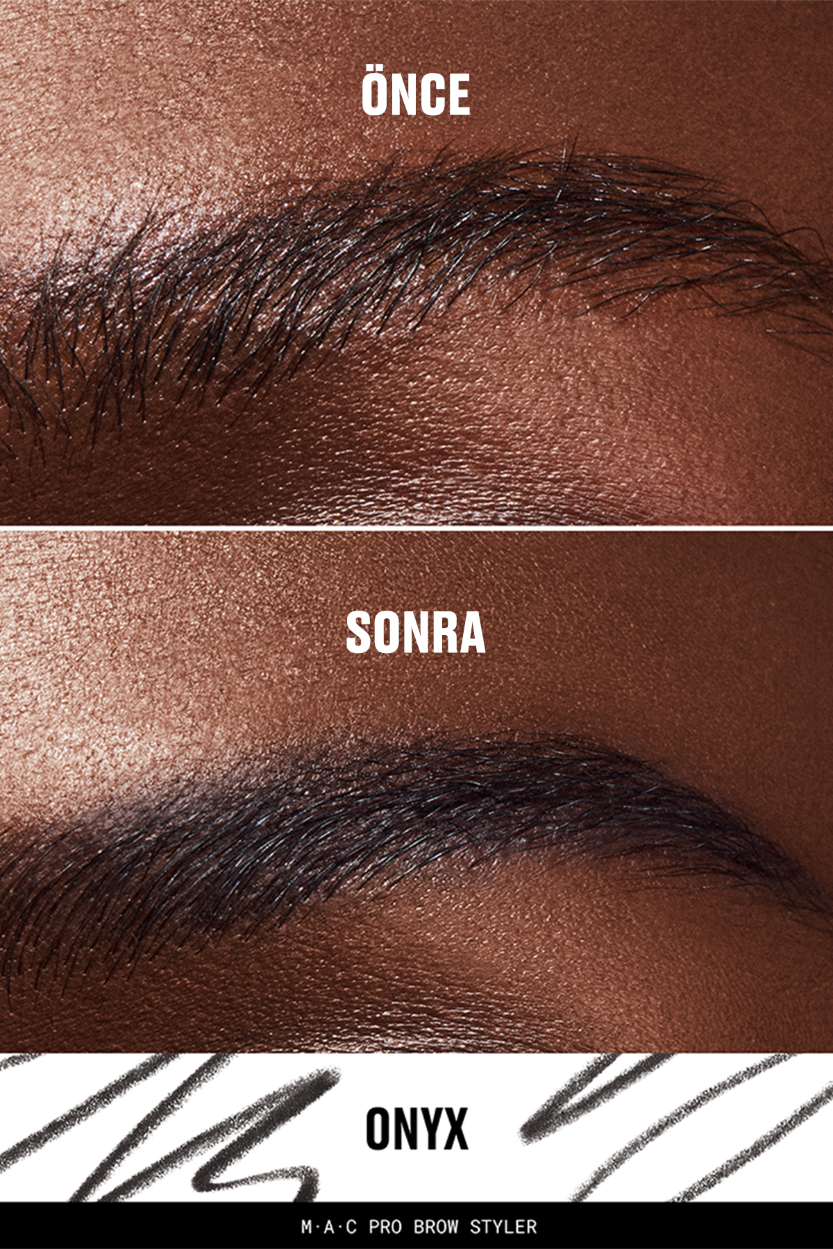 Pro Brow Styler Dolgun Görünüm ve Renk Veren İnce Uçlu Kaş Kalemi - Onyx — رنگارنگ 147772 — تصویر 3 از 7