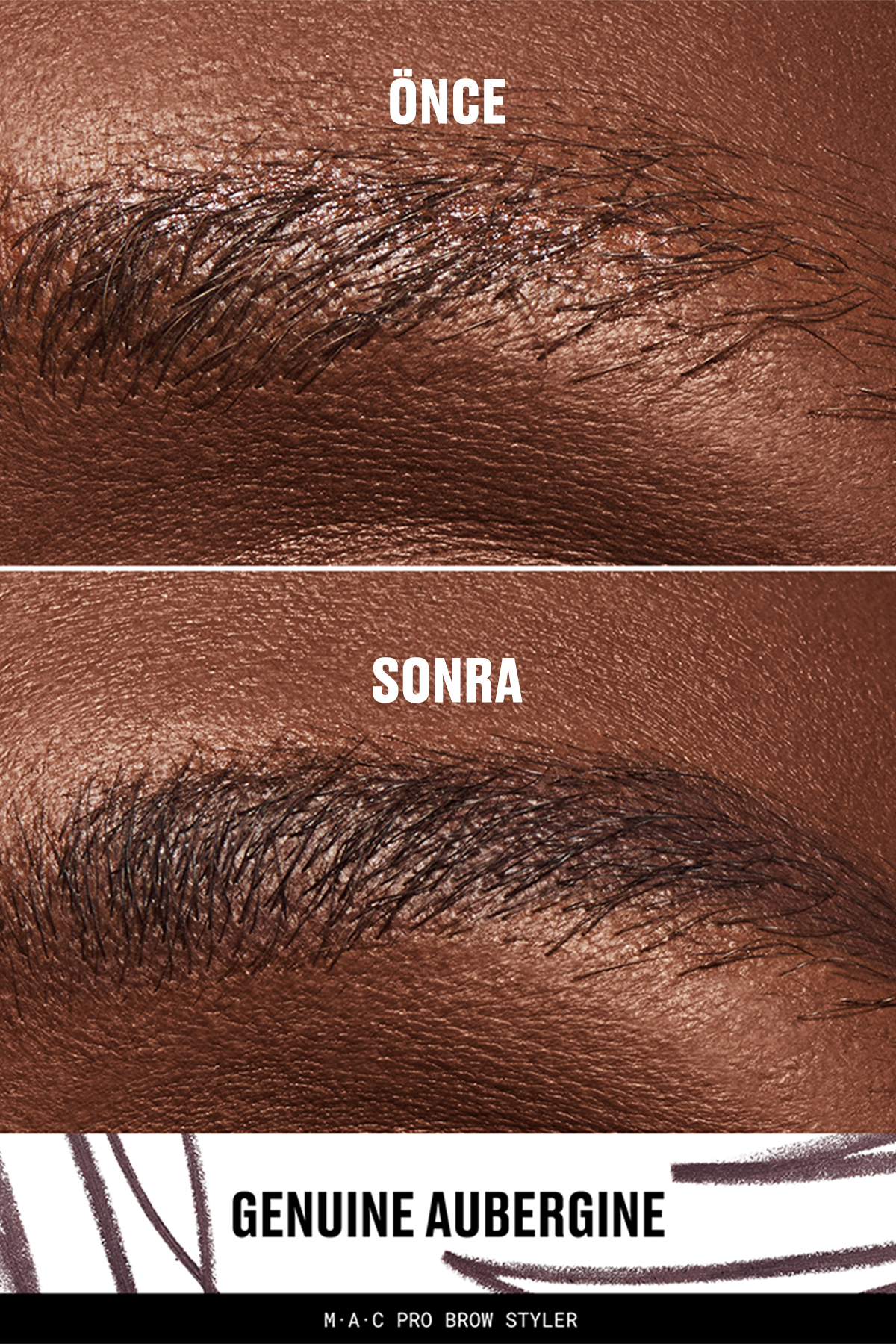 Pro Brow Styler Dolgun Görünüm ve Renk Veren İnce Uçlu Kaş Kalemi - Genuine Aubergine — رنگارنگ 147772 — تصویر 3 از 7